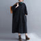 Abrigo Trinchera Largo Oversize para Mujer con Bolsillos Amplios