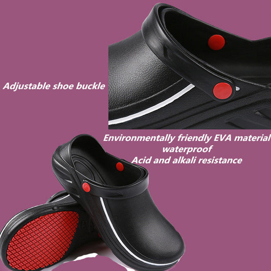 Pantuflas de Trabajo Antideslizantes Impermeables para Chef y Cocina - Image 7