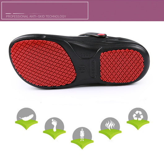 Pantuflas de Trabajo Antideslizantes Impermeables para Chef y Cocina - Image 8