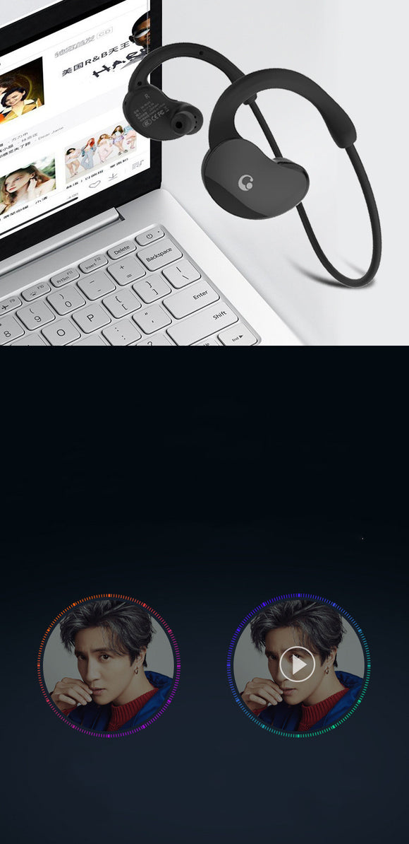 Auriculares Deportivos Bluetooth 2 en 1 con Reproductor MP3 Integrado 32GB
