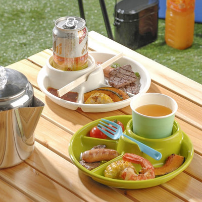 Bandeja Portátil de Control de Porciones para Picnic y Barbacoa