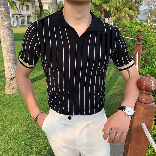 Polo Tejido Británico Slim Fit en Seda de Hielo - Image 5