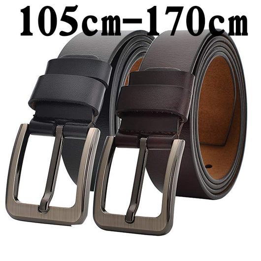 Cinturón de Cuero Salvaje de Dos Capas - Estilo Casual