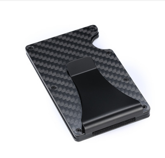 Billetera Minimalista de Metal con Protección RFID y Fibra de Carbono - Image 7