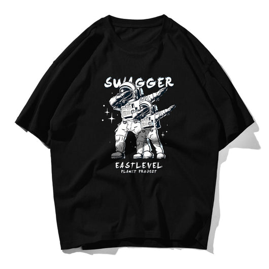 Playera de Algodón Puro Astronauta para Hombre y Mujer - Manga Corta Suelta - Image 13