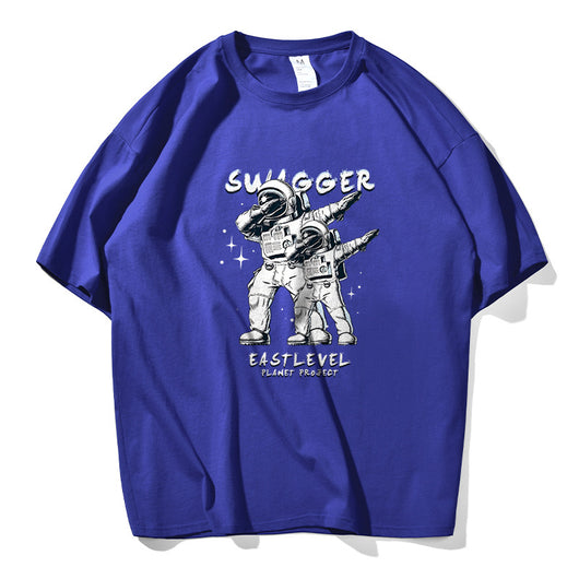 Playera de Algodón Puro Astronauta para Hombre y Mujer - Manga Corta Suelta - Image 12