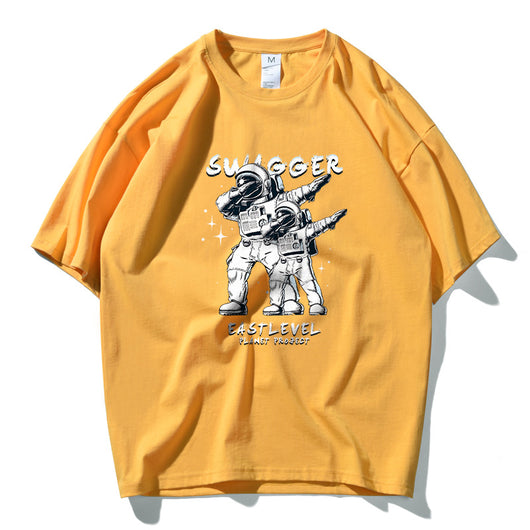 Playera de Algodón Puro Astronauta para Hombre y Mujer - Manga Corta Suelta - Image 15