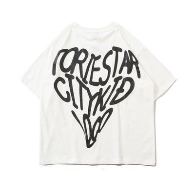 Camiseta Suelta y Versátil para Parejas - Diseño Simple Unisex - Image 9