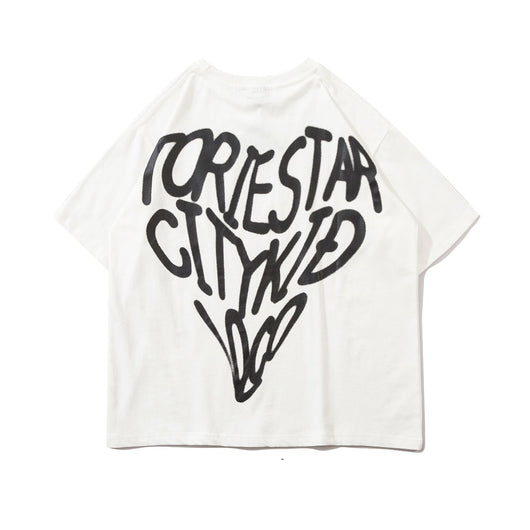 Camiseta Suelta y Versátil para Parejas - Diseño Simple Unisex - Image 2
