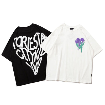 Camiseta Suelta y Versátil para Parejas - Diseño Simple Unisex - Image 3