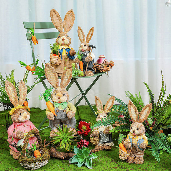 Adornos Decorativos Conejo Pascua para Jardín y Espacios Infantiles