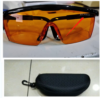 Gafas Protectoras Láser Naranja para Tratamientos de Belleza - Image 6