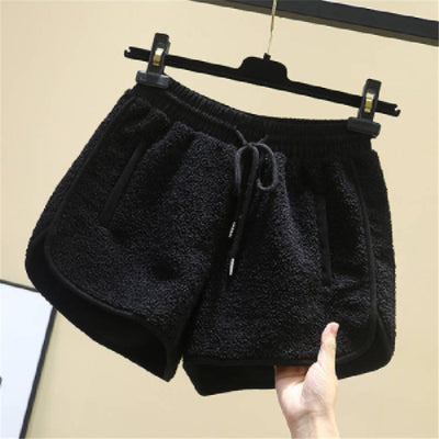 Pantalones Anchos de Lana Sintética Faux Lamb - Comodidad Casual - Image 10