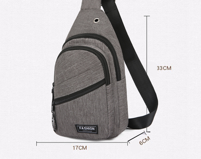 Mochila Mensajero Deportiva Compacta Color Puro - Image 7