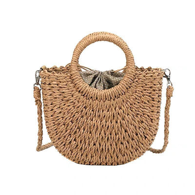 Bolsa Crossbody Tejida Artesanal - Bolso de Paja Hecho a Mano - Image 11