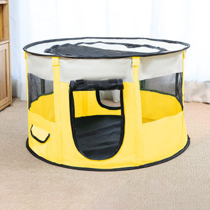 Casa Desmontável para Pets em Tecido Oxford - Cercadinho Portátil para Cães e Gatos