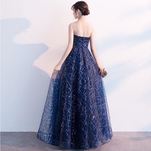 Vestido Largo Elegante sin Tirantes para Eventos - Image 16
