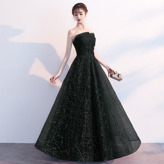 Vestido Largo Elegante sin Tirantes para Eventos - Image 13