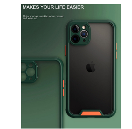 Funda Acrílica Transparente Anti-caídas con Contraste de Color - Image 4