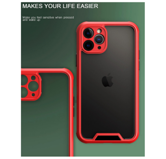 Funda Acrílica Transparente Anti-caídas con Contraste de Color