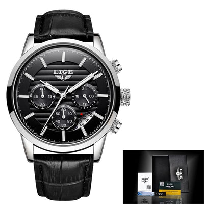 Reloj de Negocios Impermeable para Hombre con Movimiento de Cuarzo - Image 8