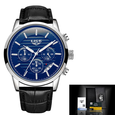 Reloj de Negocios Impermeable para Hombre con Movimiento de Cuarzo - Image 6