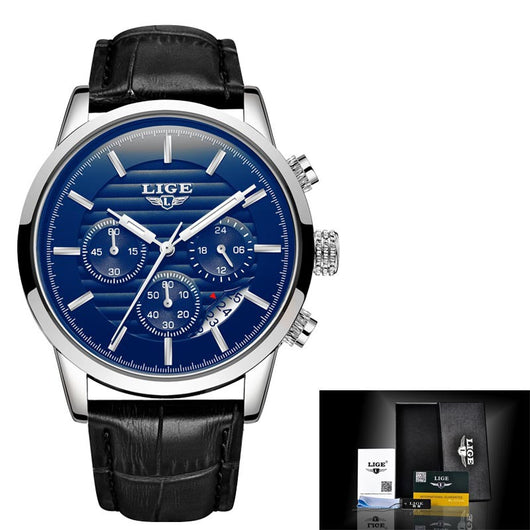Reloj de Negocios Impermeable para Hombre con Movimiento de Cuarzo - Image 6