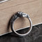 Anillo de Cabeza de Caballo en Plata 925 Estilo Vintage Desgastado