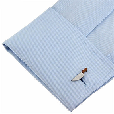 Camisa de Negocio Casual para Hombre con Puños de Botones Franceses - Image 3