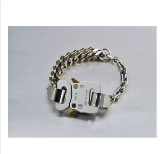 Pulsera de Pareja con Cadena Eslabonada y Cierre Funcional - Image 9