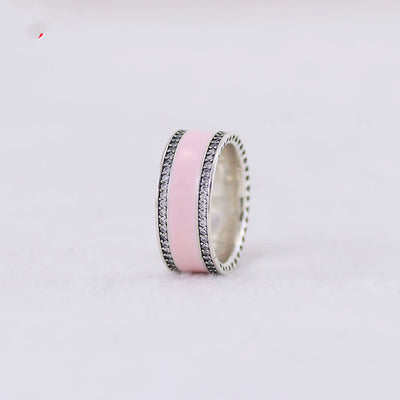 Anillo de Plata 925 con Diamante Rosa y Resina Epoxi - Image 10