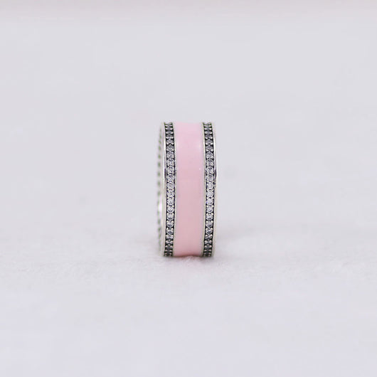 Anillo de Plata 925 con Diamante Rosa y Resina Epoxi - Image 9