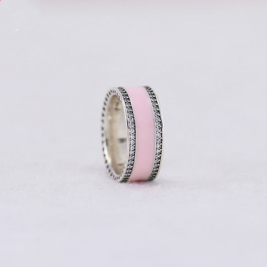 Anillo de Plata 925 con Diamante Rosa y Resina Epoxi - Image 7