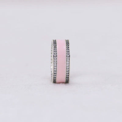 Anillo de Plata 925 con Diamante Rosa y Resina Epoxi - Image 3