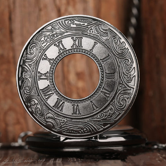 Reloj de Bolsillo Retro de Cuarzo con Doble Pantalla - Image 8