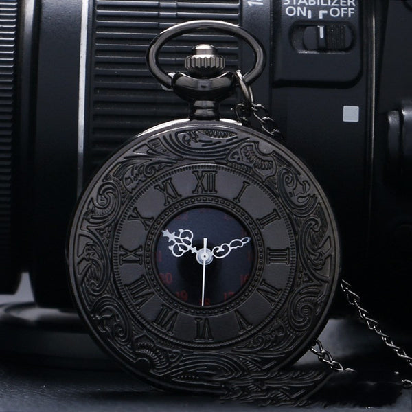 Reloj de Bolsillo Retro de Cuarzo con Doble Pantalla