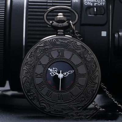 Reloj de Bolsillo Retro de Cuarzo con Doble Pantalla