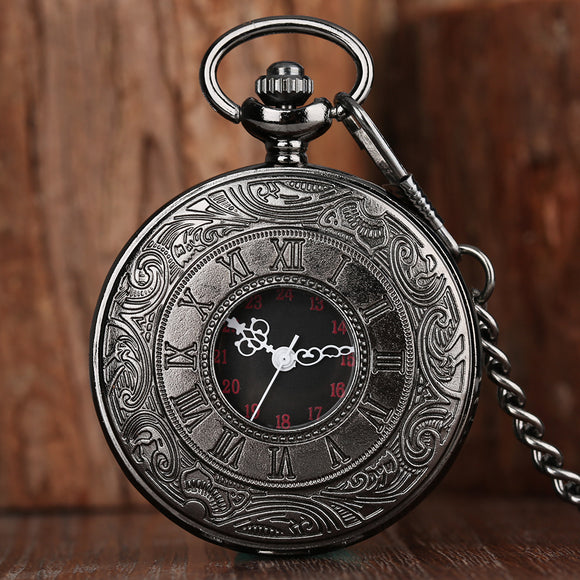 Reloj de Bolsillo Retro de Cuarzo con Doble Pantalla