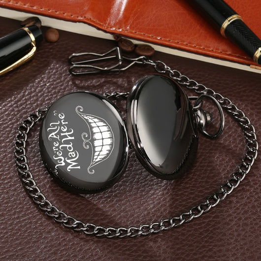 Reloj de Bolsillo Láser Fashion Cuarzo We Are Mad Here - Image 10