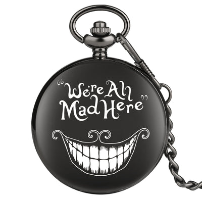 Reloj de Bolsillo Láser Fashion Cuarzo We Are Mad Here - Image 8