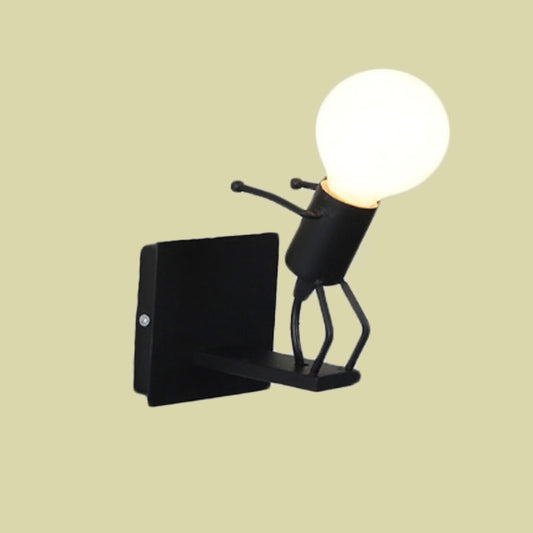 Lámpara de Pared Figura Humana - Diseño Minimalista para Sala de Estar - Image 2