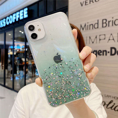 Funda iPhone 12/11 Pro Transparente con Brillo - Protección Elegante - Image 4
