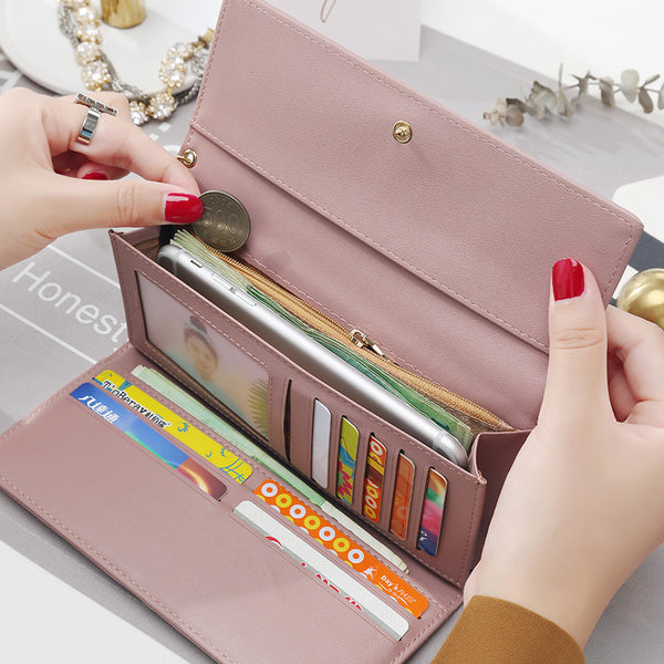 Billetera Multifuncional Estilo Fresco Japonés y Coreano para Estudiantes