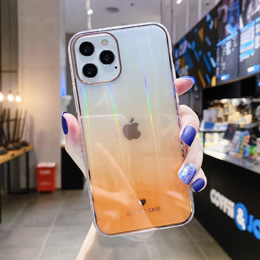 Funda iPhone 12 con Efecto Aurora Láser - Protección Resistente