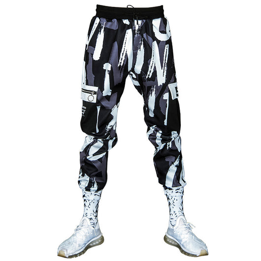Pantalones Cargo Hip-Hop Camuflaje para Hombre - Estilo Urbano Oversize - Image 10