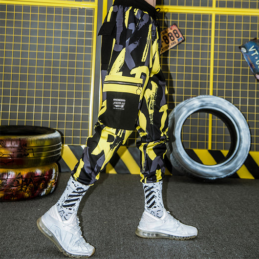 Pantalones Cargo Hip-Hop Camuflaje para Hombre - Estilo Urbano Oversize - Image 7