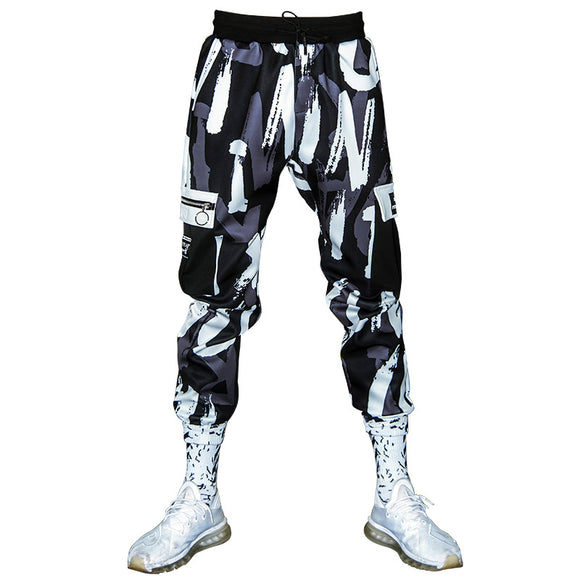 Pantalones Cargo Hip-Hop Camuflaje para Hombre - Estilo Urbano Oversize