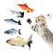 Juguete para Gatos Pez con Catnip que Simula Movimiento Real