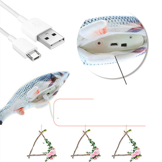 Juguete para Gatos Pez con Catnip que Simula Movimiento Real - Image 5