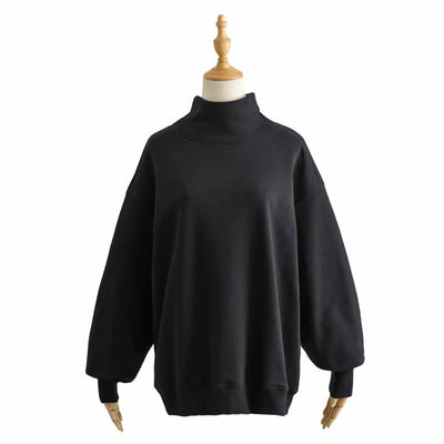Suéter Oversized Holgado de Color Liso